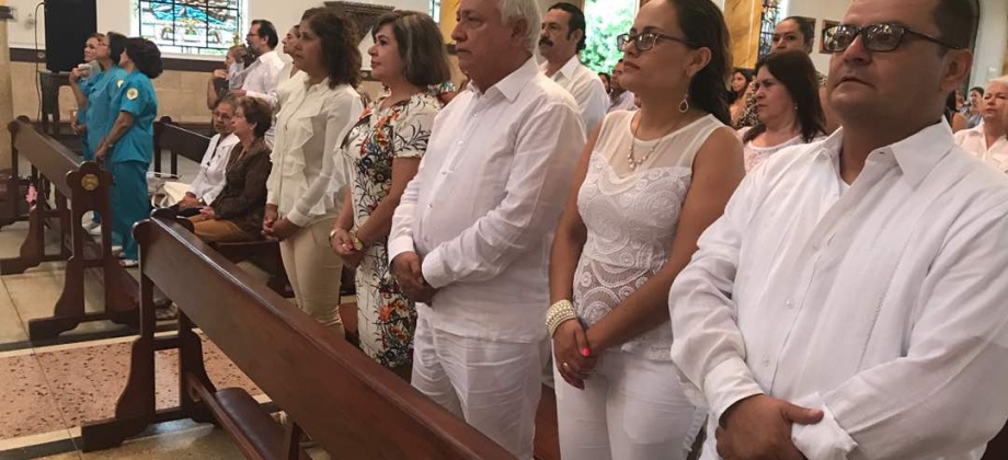 Con eucaristía, Consulado de Colombia en San Antonio del Táchira conmemoró Día de Independencia