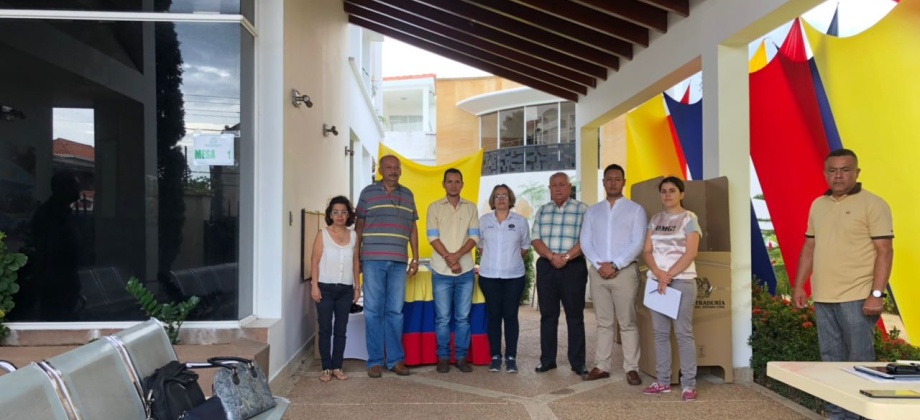 Consulado de Colombia en San Antonio del Táchira dio apertura oficial a las elecciones en el exterior para Presidente y Vicepresidente de la República