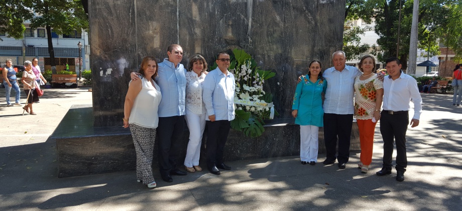 Consulado de Colombia en San Antonio del Táchira se unió a la conmemoración de los 208 años de Independencia Nacional