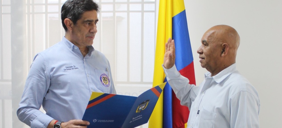 Toma posesión en su cargo el nuevo Cónsul de Colombia en San Antonio del Táchira