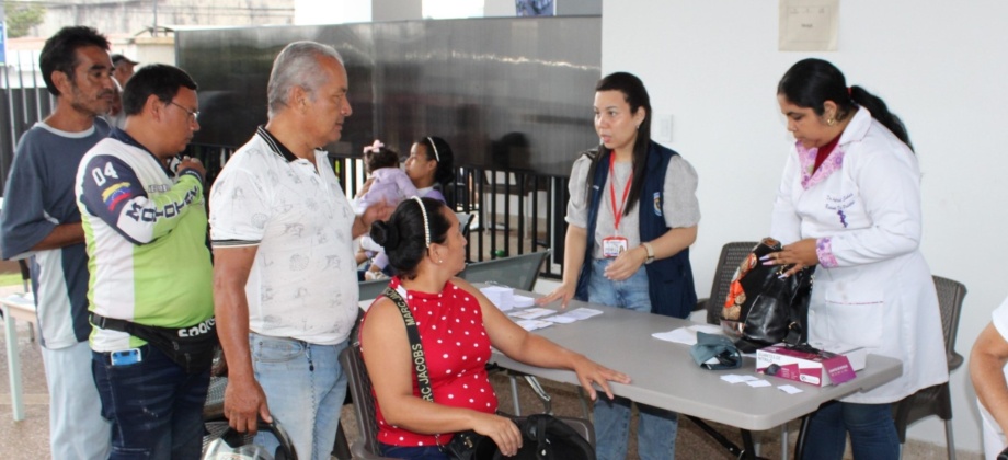 El Consulado de Colombia en San Antonio del Táchira realizó, junto al programa Colombia Nos Une, una jornada de salud para la comunidad colombiana en Venezuela