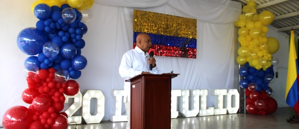 El 20 de Julio fue celebrado por parte del Consulado de Colombia en San Antonio del Táchira junto a la comunidad colombiana local